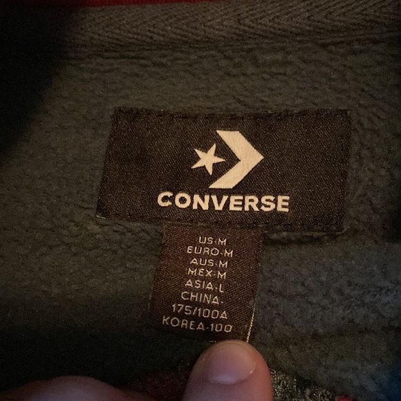 Converse dark green and maroon - Picture 4 of 4